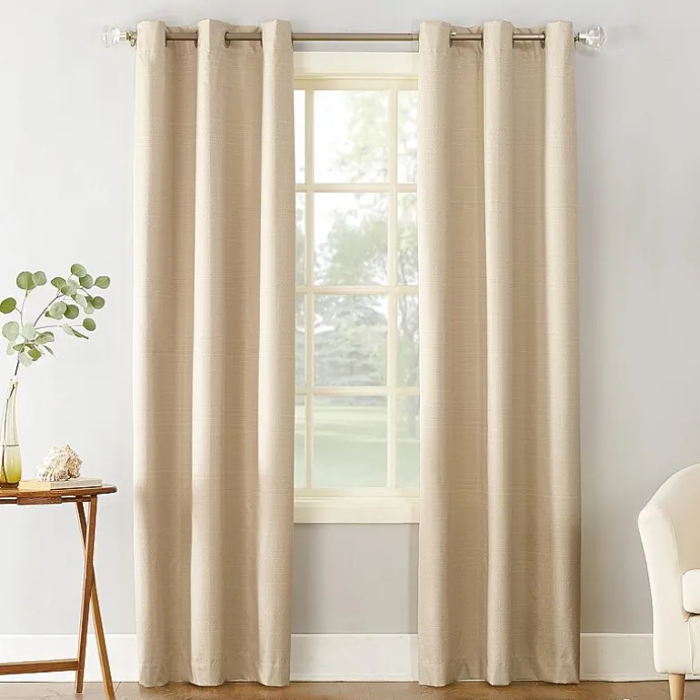Sun Zero Cooper Grommet Top Energy Saving Light-Filtering Single Curtain Panel