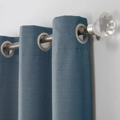 Sun Zero Cooper Grommet Top Energy Saving Light-Filtering Single Curtain Panel