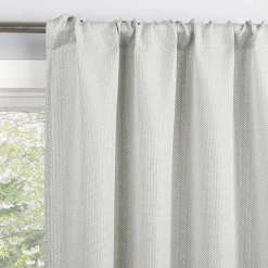 Sun Zero Dasan Rod Pocket Grommet Top Blackout Set of 4 Curtain Panel