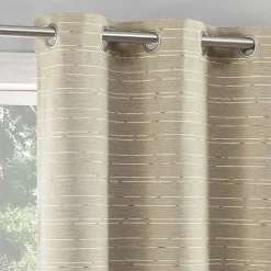 Sun Zero Dresden Detail Magnetic Grommet Top Light-Filtering Set of 2 Curtain Panel