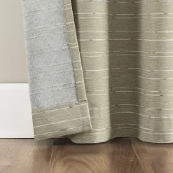 Sun Zero Dresden Detail Magnetic Grommet Top Light-Filtering Set of 2 Curtain Panel