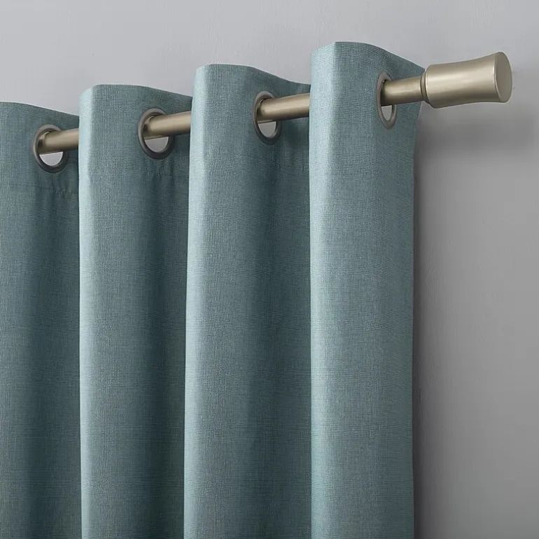 Sun Zero Duran Grommet Top Energy Saving 100% Blackout Single Curtain Panel