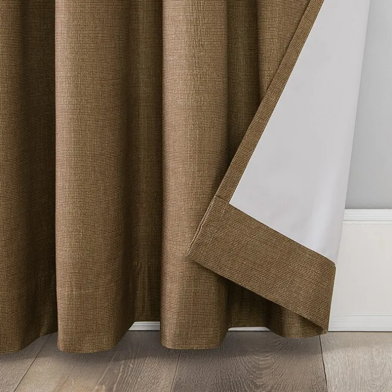Sun Zero Duran Grommet Top Energy Saving 100% Blackout Single Curtain Panel