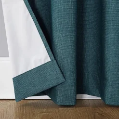 Sun Zero Duran Grommet Top Energy Saving 100% Blackout Single Curtain Panel