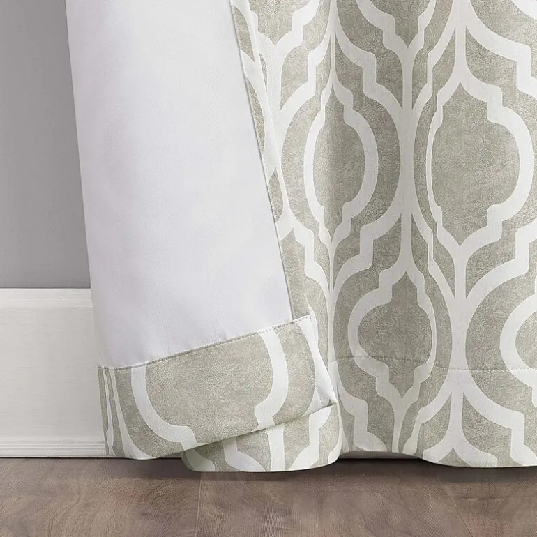 Sun Zero Eldon Grommet Top Blackout Single Curtain Panel