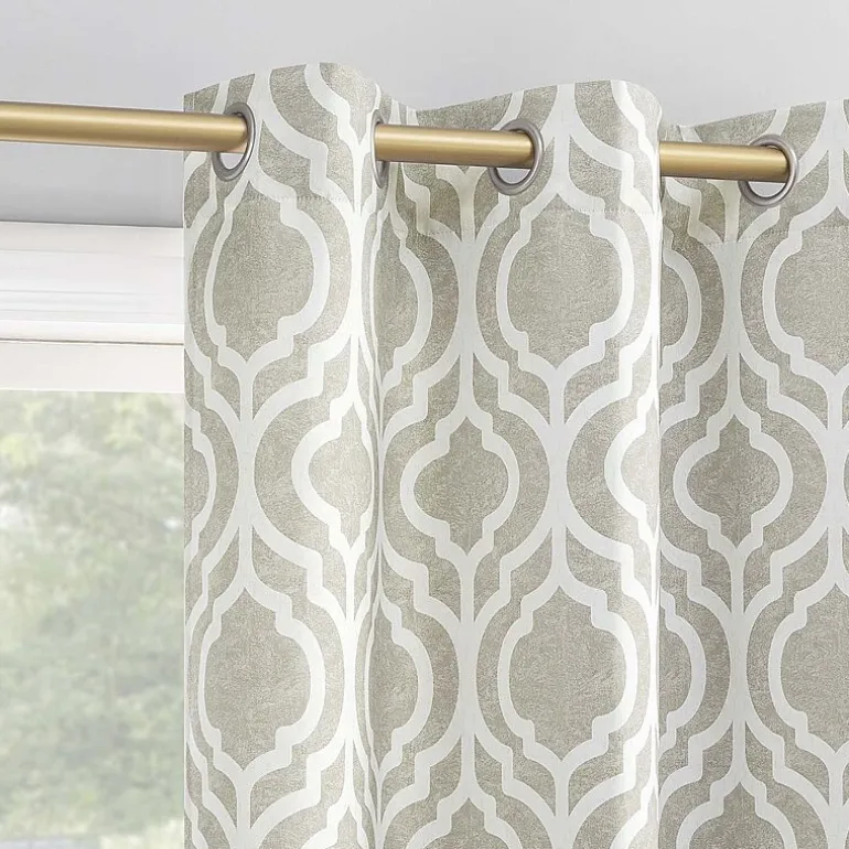 Sun Zero Eldon Grommet Top Blackout Single Curtain Panel