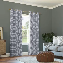 Sun Zero Eldon Grommet Top Blackout Single Curtain Panel