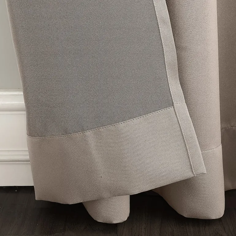 Sun Zero Emory Grommet Top Light-Filtering Single Curtain Panel
