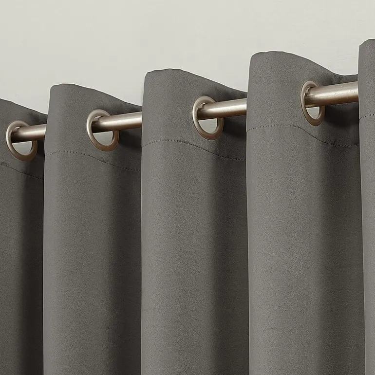Sun Zero Emory Grommet Top Light-Filtering Single Curtain Panel