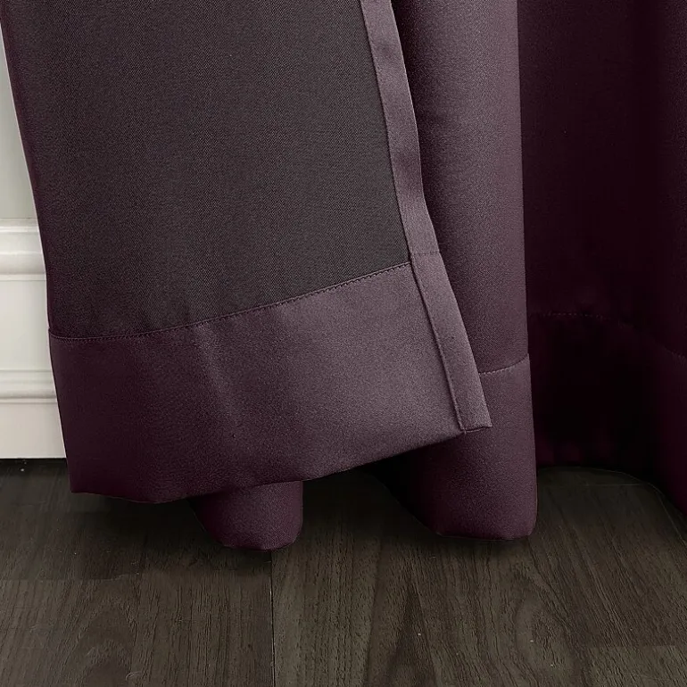 Sun Zero Emory Grommet Top Light-Filtering Single Curtain Panel