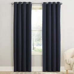 Sun Zero Emory Grommet Top Light-Filtering Single Curtain Panel