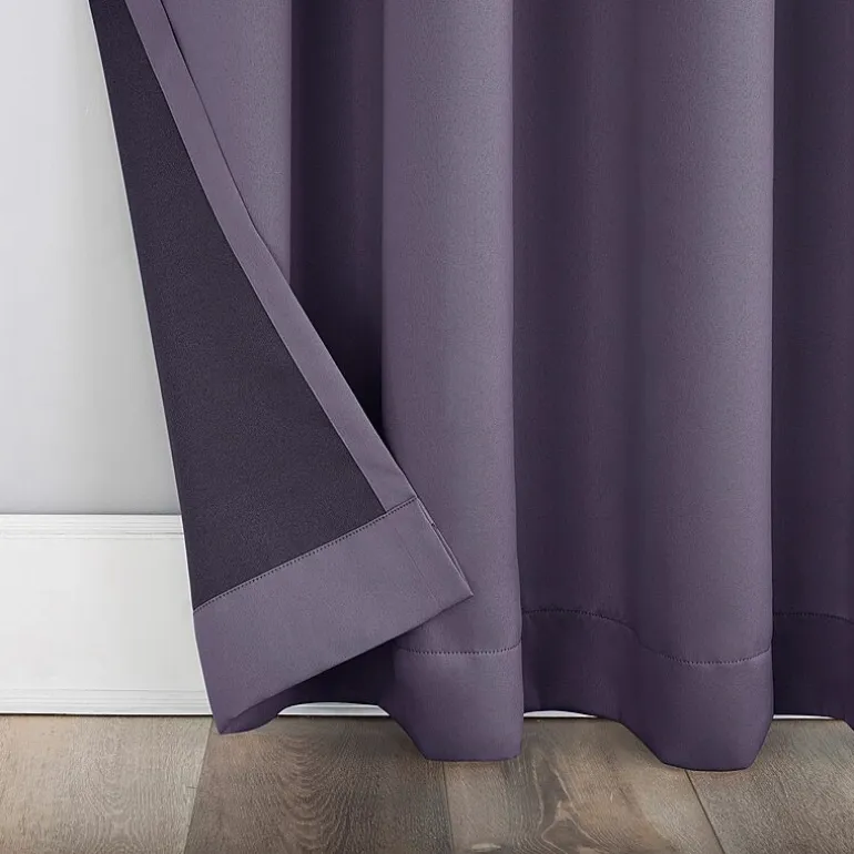Sun Zero Emory Grommet Top Light-Filtering Single Curtain Panel