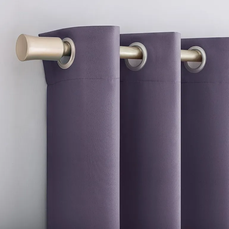Sun Zero Emory Grommet Top Light-Filtering Single Curtain Panel