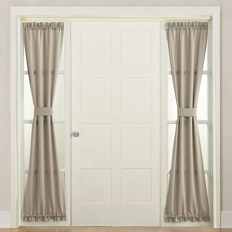 Sun Zero Emory Light-Filtering Rod Pocket Single Sidelight Curtain