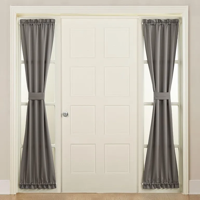 Sun Zero Emory Light-Filtering Rod Pocket Single Sidelight Curtain