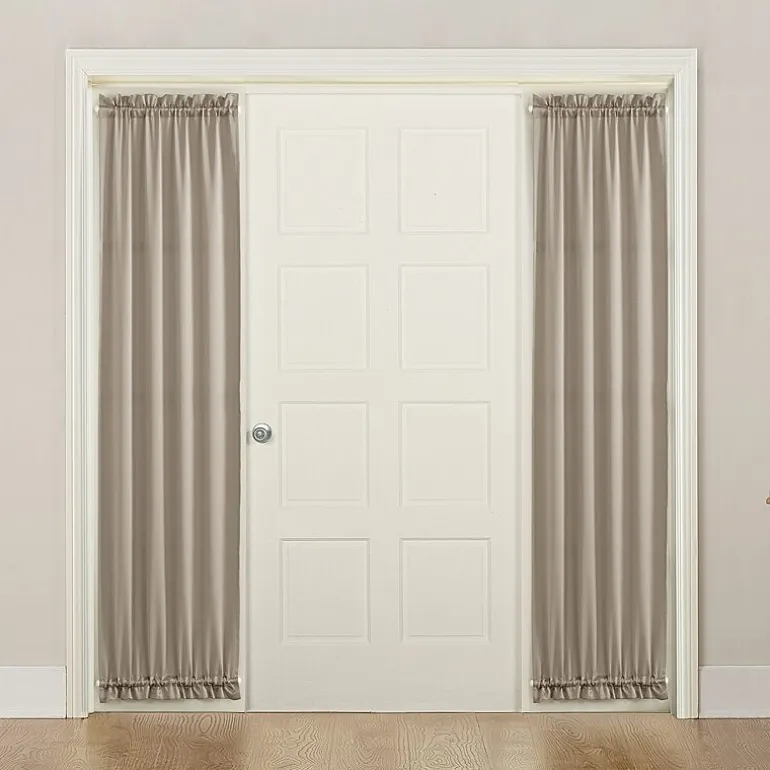 Sun Zero Emory Light-Filtering Rod Pocket Single Sidelight Curtain
