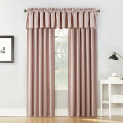 Sun Zero Emory Rod Pocket Energy Saving Light-Filtering Single Curtain Panel