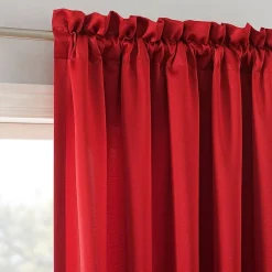Sun Zero Emory Rod Pocket Energy Saving Light-Filtering Single Curtain Panel