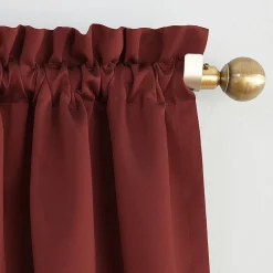 Sun Zero Emory Rod Pocket Energy Saving Light-Filtering Single Curtain Panel