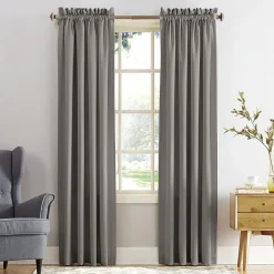 Sun Zero Emory Rod Pocket Energy Saving Light-Filtering Single Curtain Panel