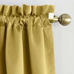 Sun Zero Emory Rod Pocket Energy Saving Light-Filtering Single Curtain Panel