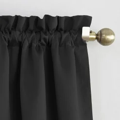 Sun Zero Emory Rod Pocket Energy Saving Light-Filtering Single Curtain Panel