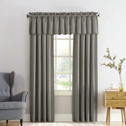 Sun Zero Emory Rod Pocket Energy Saving Light-Filtering Single Curtain Panel