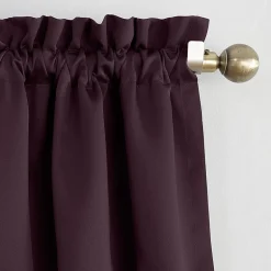 Sun Zero Emory Rod Pocket Energy Saving Light-Filtering Single Curtain Panel