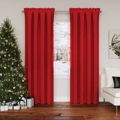 Sun Zero Emory Rod Pocket Energy Saving Light-Filtering Single Curtain Panel