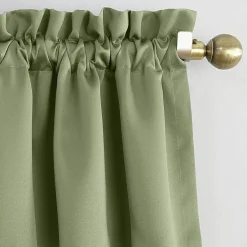 Sun Zero Emory Rod Pocket Energy Saving Light-Filtering Single Curtain Panel