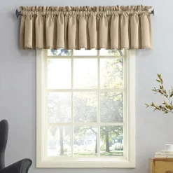 Sun Zero Emory Rod Pocket Tailored Valance