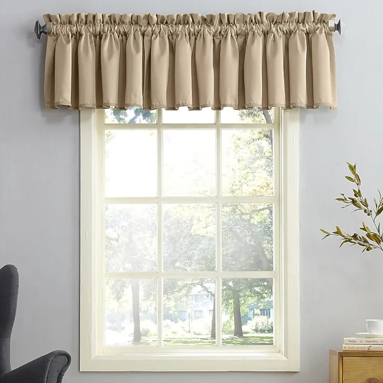 Sun Zero Emory Rod Pocket Tailored Valance