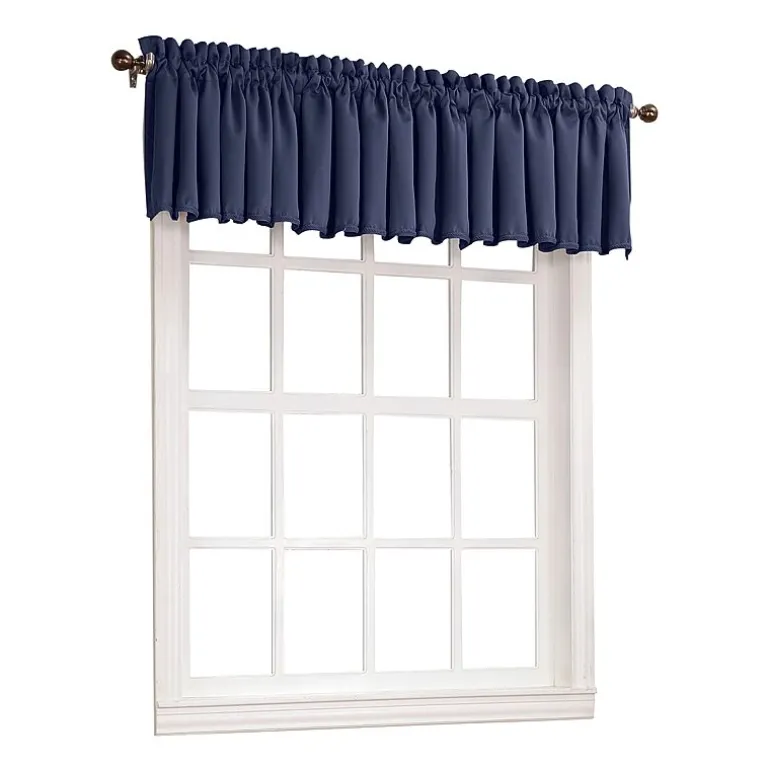 Sun Zero Emory Rod Pocket Tailored Valance