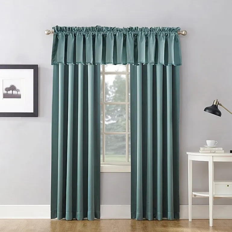 Sun Zero Emory Rod Pocket Tailored Valance