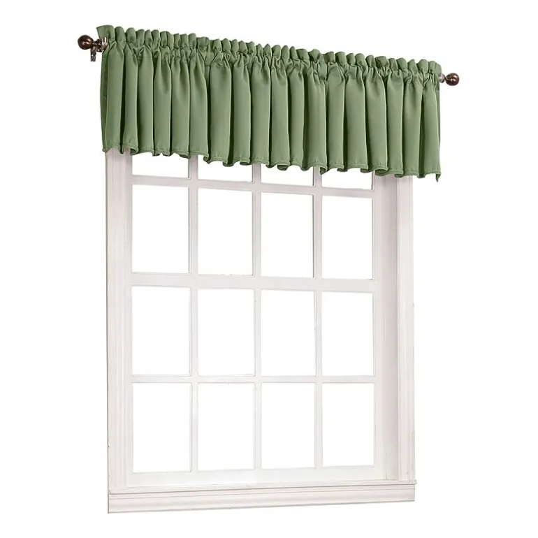 Sun Zero Emory Rod Pocket Tailored Valance