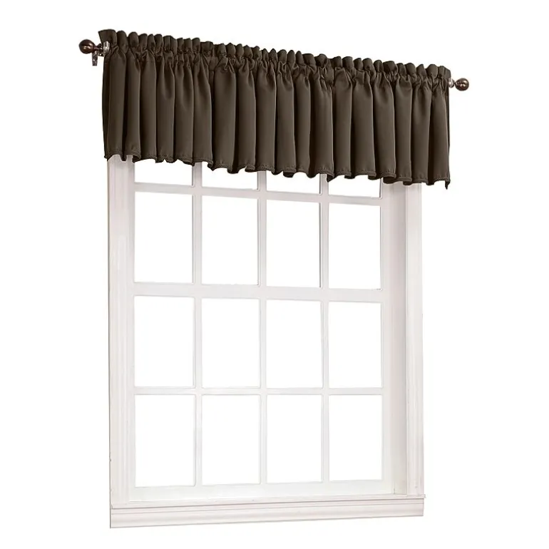 Sun Zero Emory Rod Pocket Tailored Valance