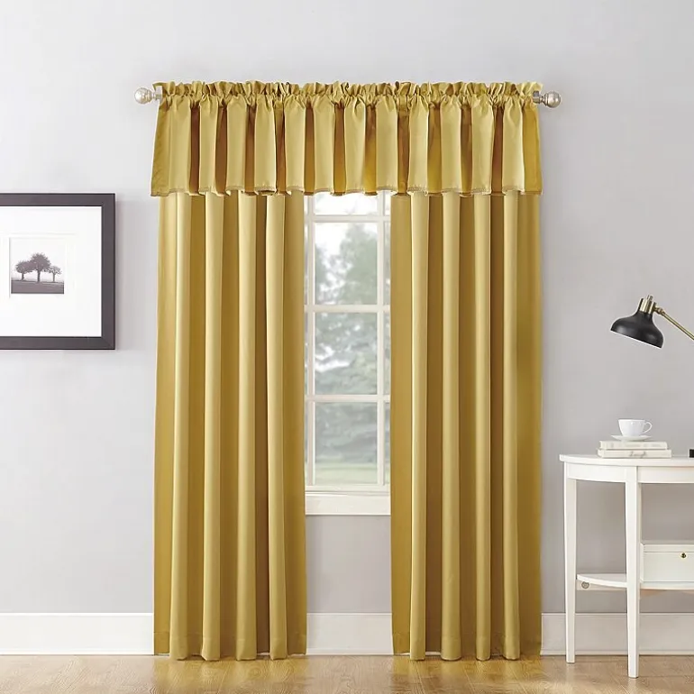Sun Zero Emory Rod Pocket Tailored Valance