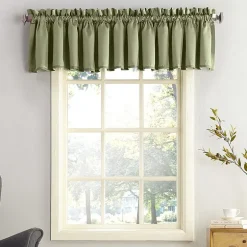 Sun Zero Emory Rod Pocket Tailored Valance