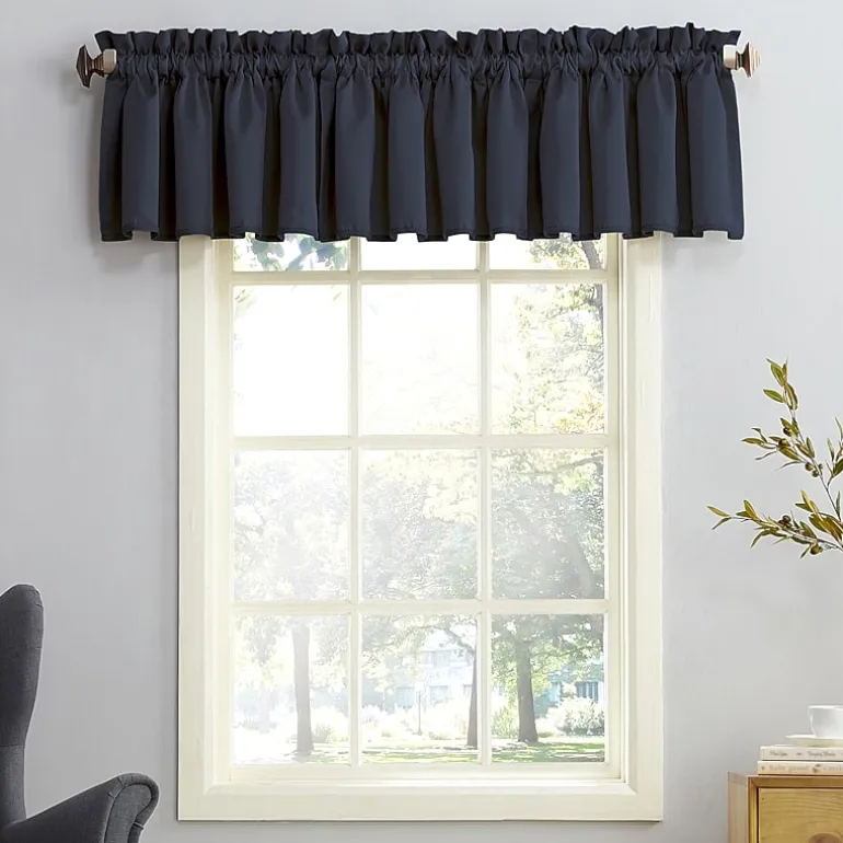 Sun Zero Emory Rod Pocket Tailored Valance