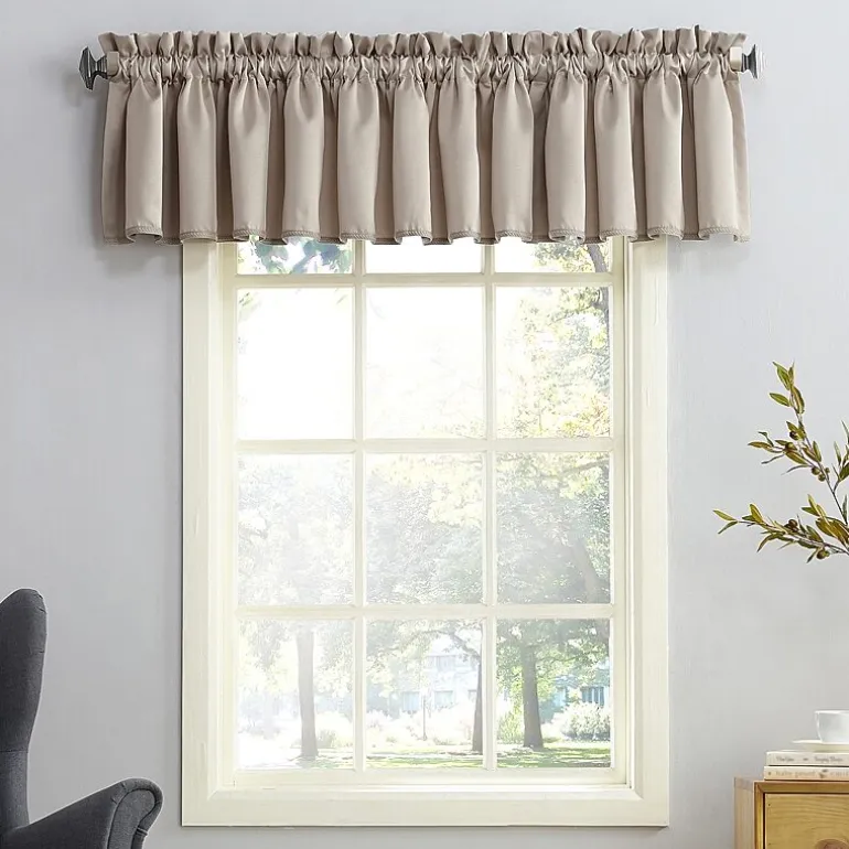 Sun Zero Emory Rod Pocket Tailored Valance