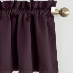 Sun Zero Emory Rod Pocket Tailored Valance