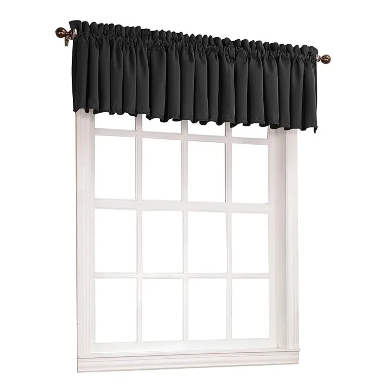 Sun Zero Emory Rod Pocket Tailored Valance