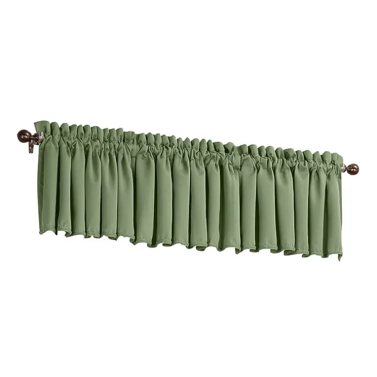 Sun Zero Emory Rod Pocket Tailored Valance