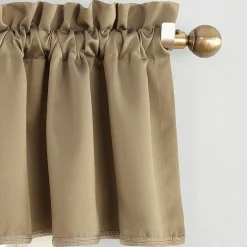 Sun Zero Emory Rod Pocket Tailored Valance