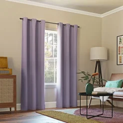 Sun Zero Evan Grommet Top Energy Saving Blackout Single Curtain Panel