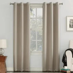 Sun Zero Evan Grommet Top Energy Saving Blackout Single Curtain Panel