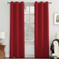 Sun Zero Evan Grommet Top Energy Saving Blackout Single Curtain Panel