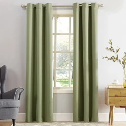 Sun Zero Evan Grommet Top Energy Saving Blackout Single Curtain Panel