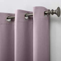 Sun Zero Evan Grommet Top Energy Saving Blackout Single Curtain Panel