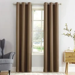 Sun Zero Evan Grommet Top Energy Saving Blackout Single Curtain Panel